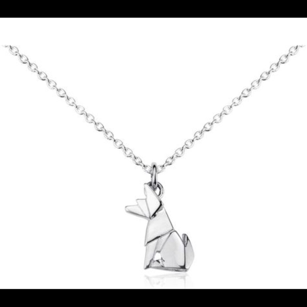 Blue Nile sterling silver Mini Dog Pendant